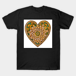 Wooden Heart In Bloom T-Shirt